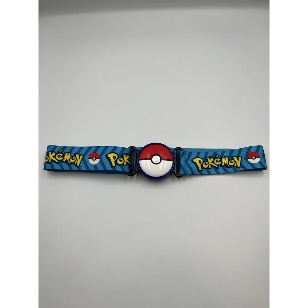 Pokemon Clip N Go Belt (Blue) 2018 TOMY Toys Adjustable Strap NICE BELT SEE ALL